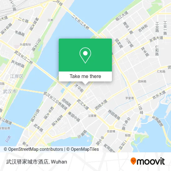 武汉驿家城市酒店 map