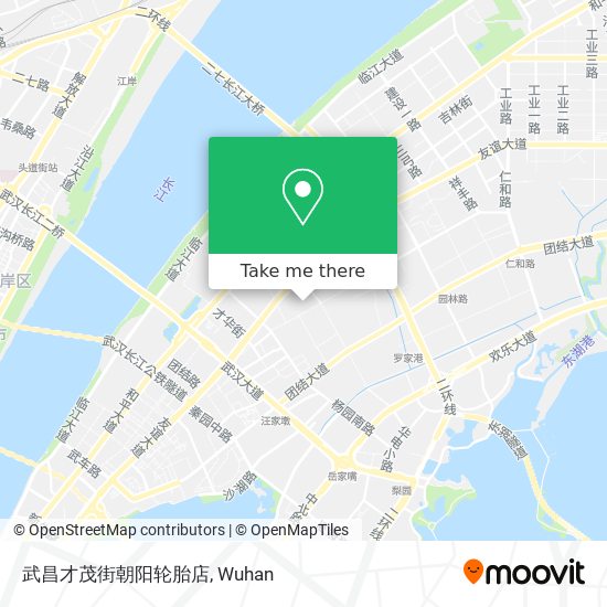 武昌才茂街朝阳轮胎店 map