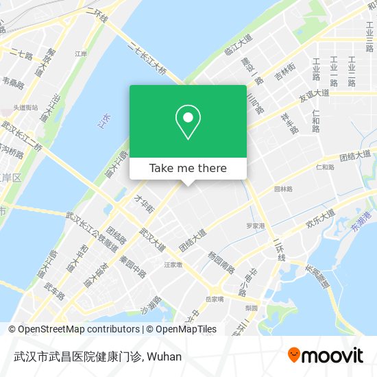 武汉市武昌医院健康门诊 map