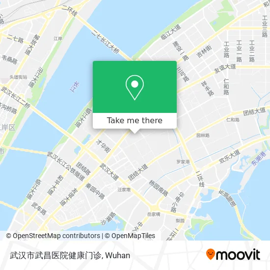 武汉市武昌医院健康门诊 map