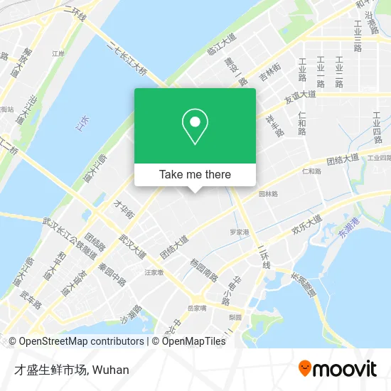 才盛生鲜市场 map