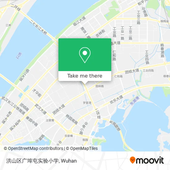 洪山区广埠屯实验小学 map