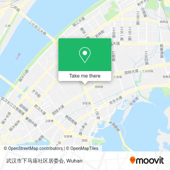 武汉市下马庙社区居委会 map