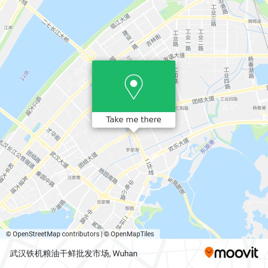 武汉铁机粮油干鲜批发市场 map