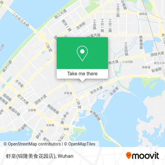 虾皇(锦隆美食花园店) map