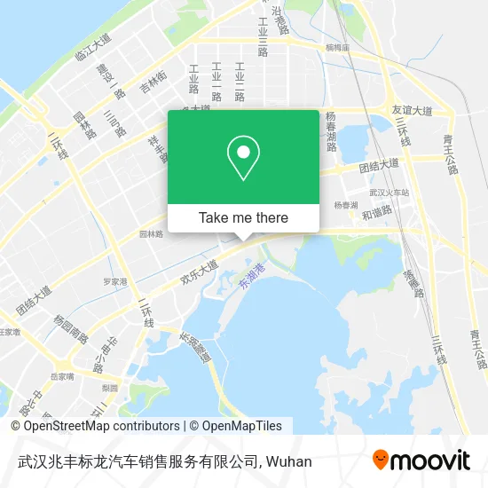 武汉兆丰标龙汽车销售服务有限公司 map