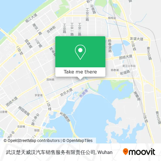武汉楚天威汉汽车销售服务有限责任公司 map