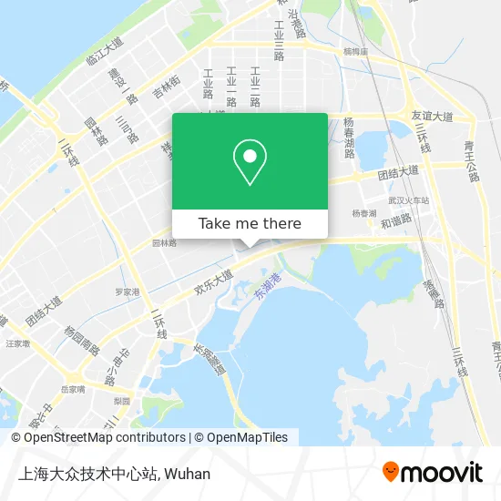 上海大众技术中心站 map