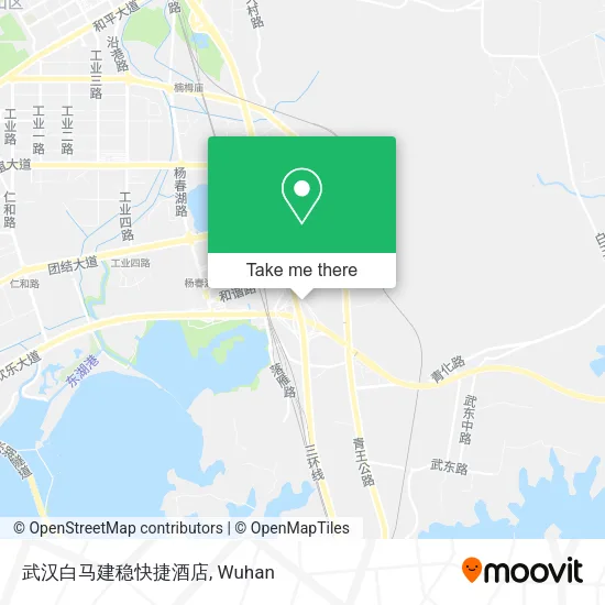 武汉白马建稳快捷酒店 map