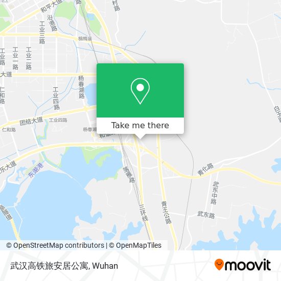 武汉高铁旅安居公寓 map