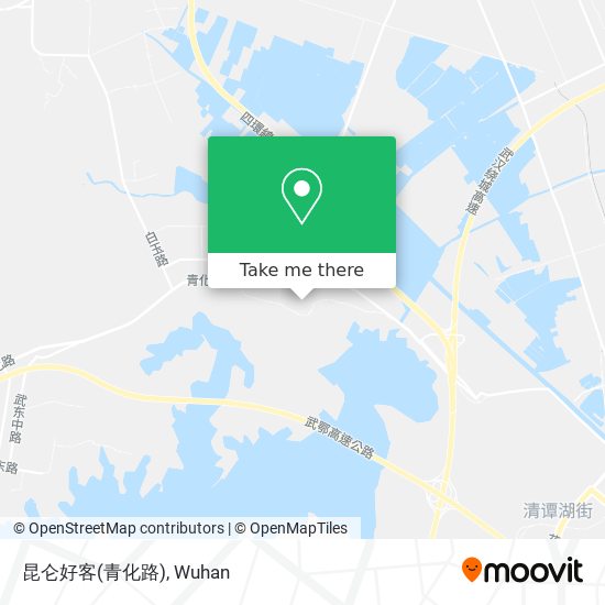 昆仑好客(青化路) map