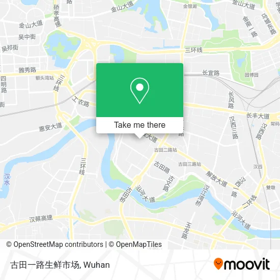 古田一路生鲜市场 map