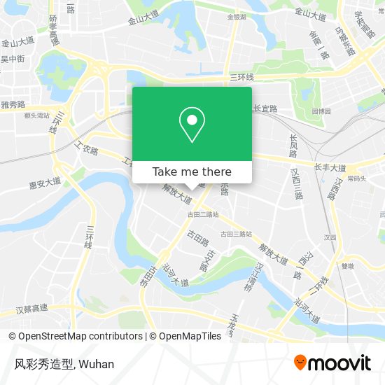 风彩秀造型 map
