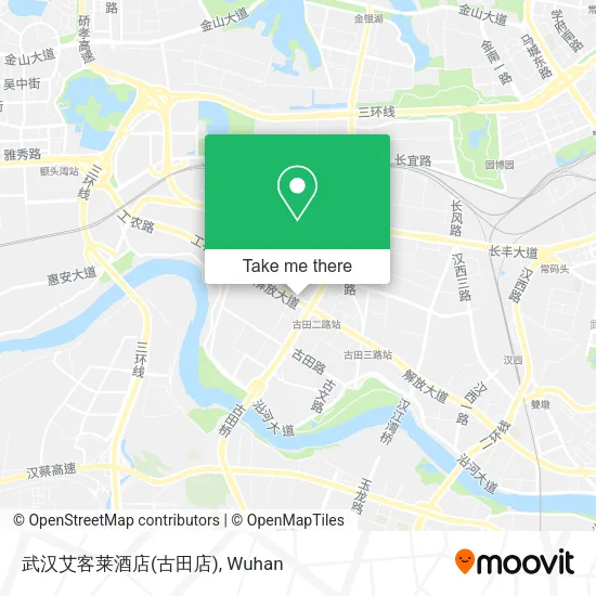 武汉艾客莱酒店(古田店) map