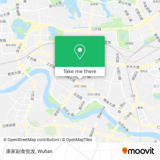 康家副食批发 map