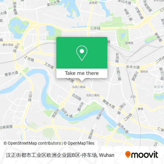 汉正街都市工业区欧洲企业园B区-停车场 map