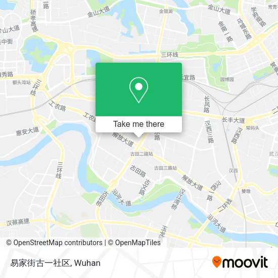 易家街古一社区 map