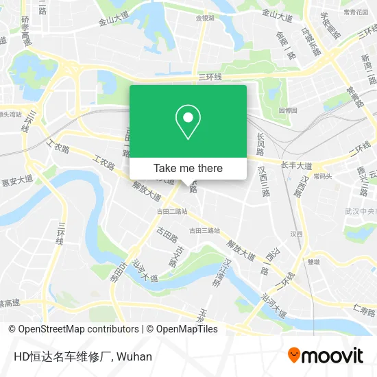 HD恒达名车维修厂 map