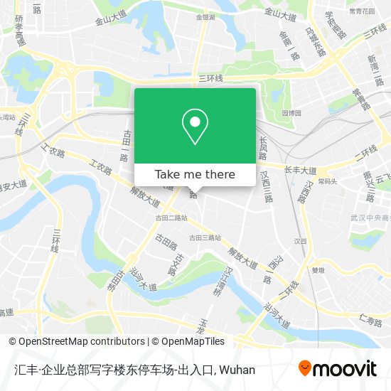 汇丰·企业总部写字楼东停车场-出入口 map