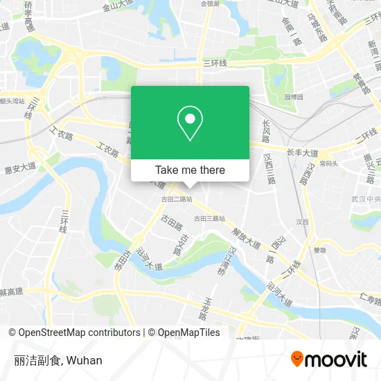 丽洁副食 map