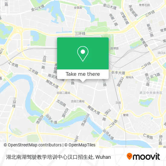 湖北南湖驾驶教学培训中心汉口招生处 map