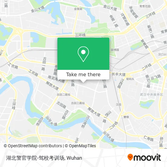 湖北警官学院-驾校考训场 map