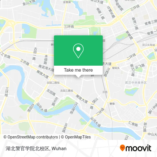 湖北警官学院北校区 map