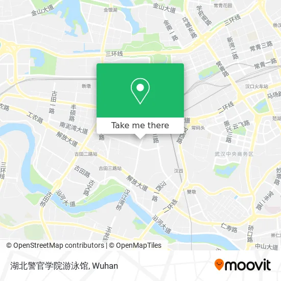 湖北警官学院游泳馆 map