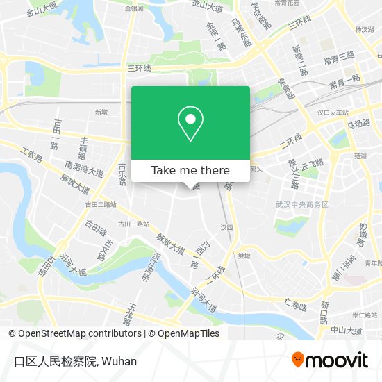 口区人民检察院 map
