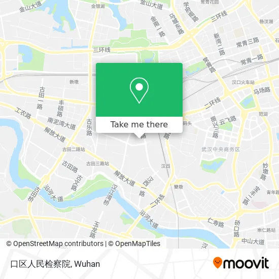 口区人民检察院 map