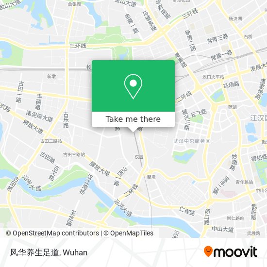 风华养生足道 map