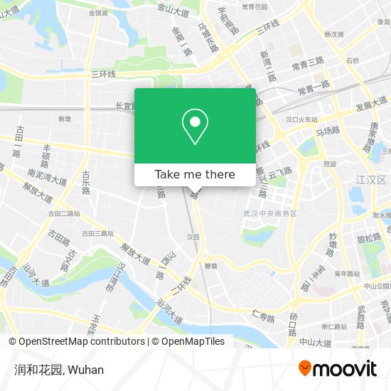 润和花园 map