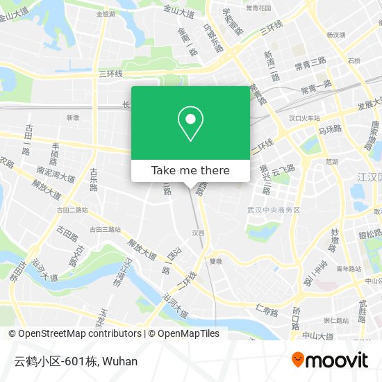 云鹤小区-601栋 map