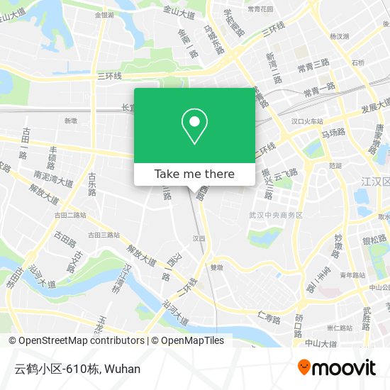 云鹤小区-610栋 map
