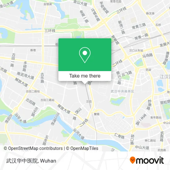 武汉华中医院 map