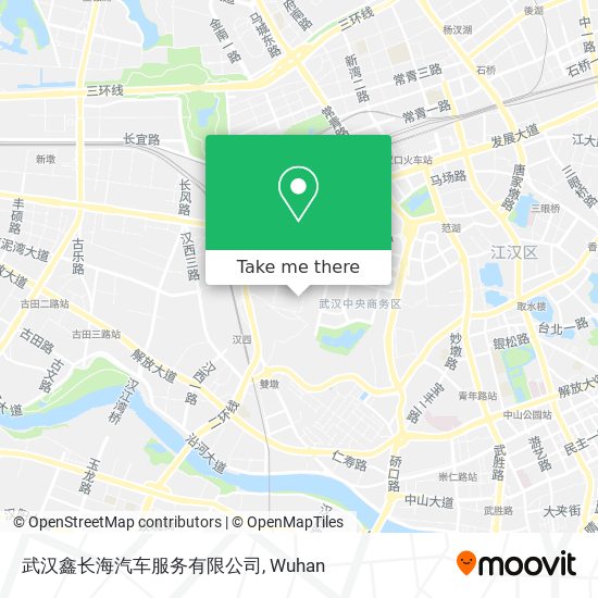 武汉鑫长海汽车服务有限公司 map