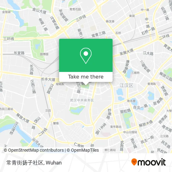 常青街扬子社区 map