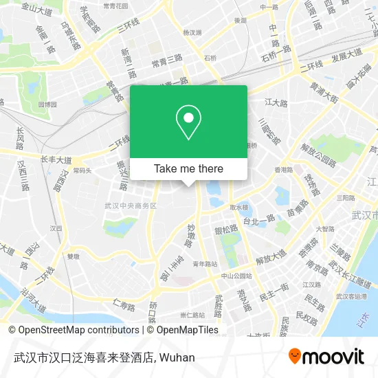 武汉市汉口泛海喜来登酒店 map