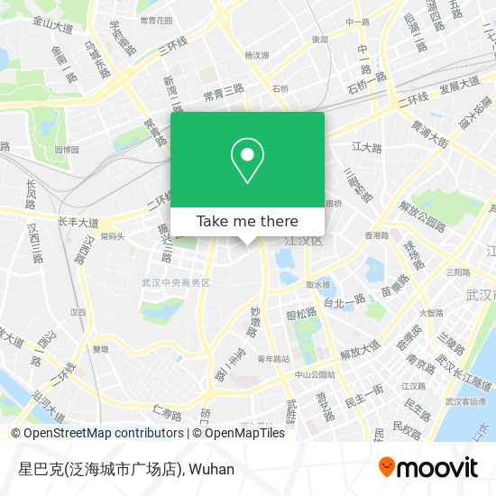 星巴克(泛海城市广场店) map