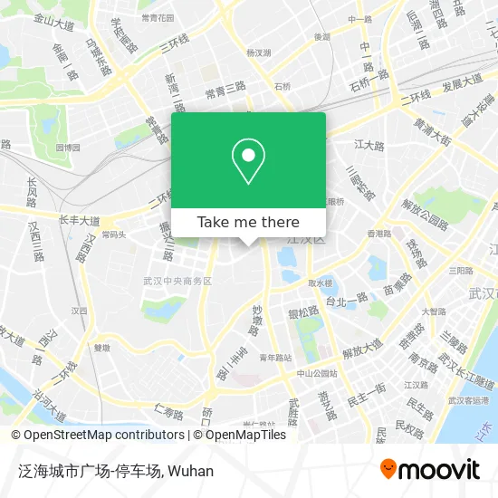 泛海城市广场-停车场 map