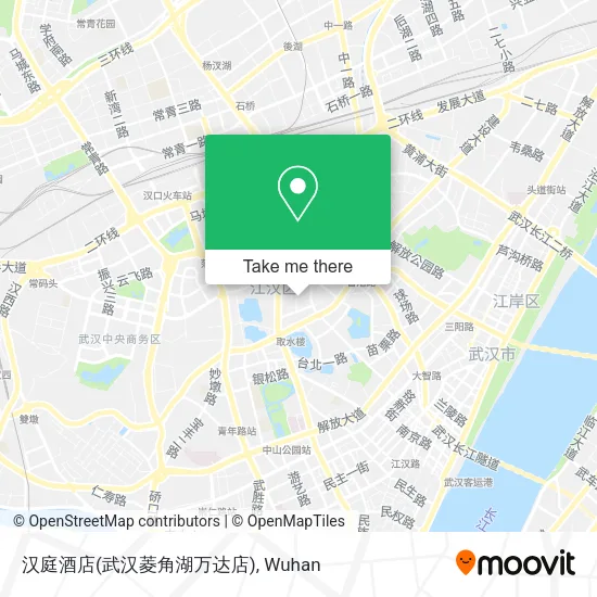 汉庭酒店(武汉菱角湖万达店) map