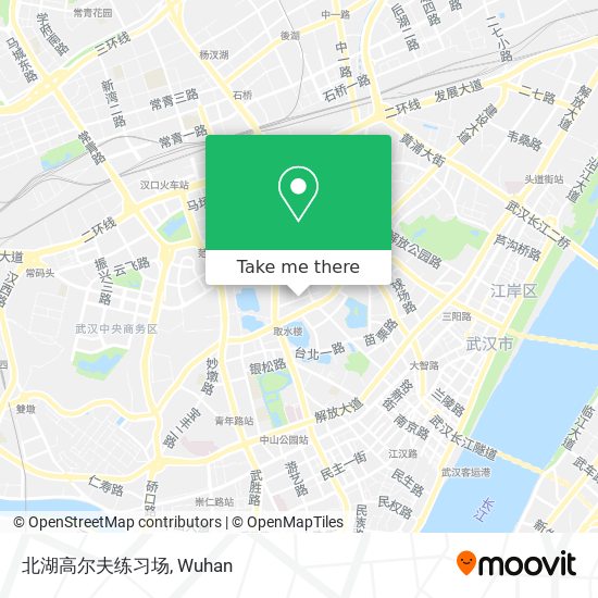 北湖高尔夫练习场 map