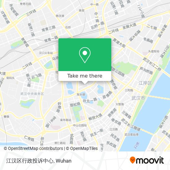 江汉区行政投诉中心 map