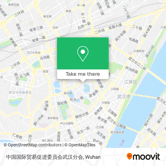 中国国际贸易促进委员会武汉分会 map