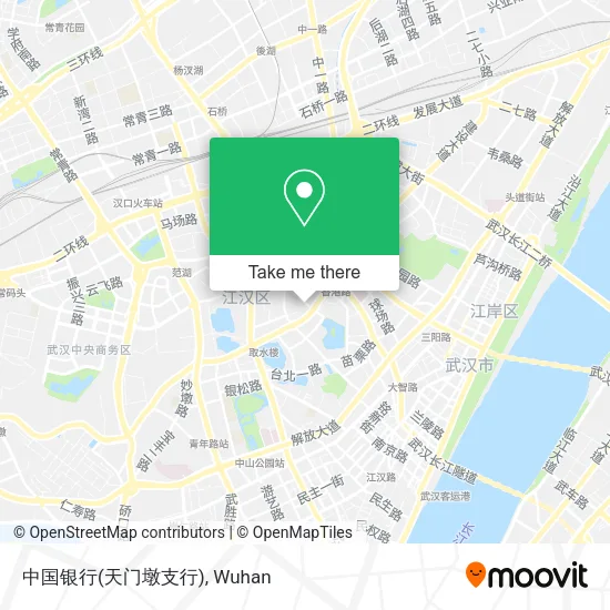 中国银行(天门墩支行) map