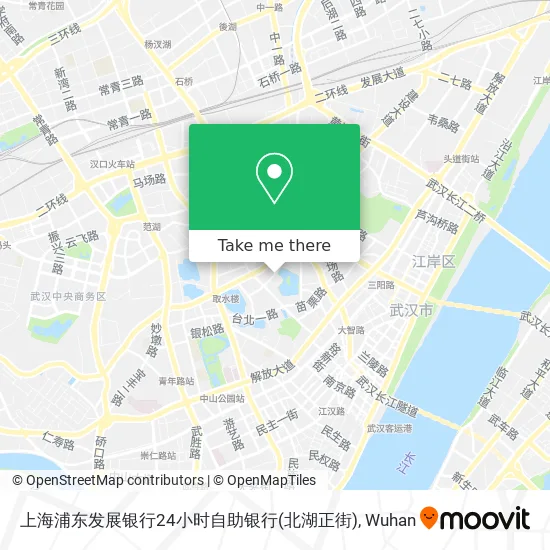 上海浦东发展银行24小时自助银行(北湖正街) map