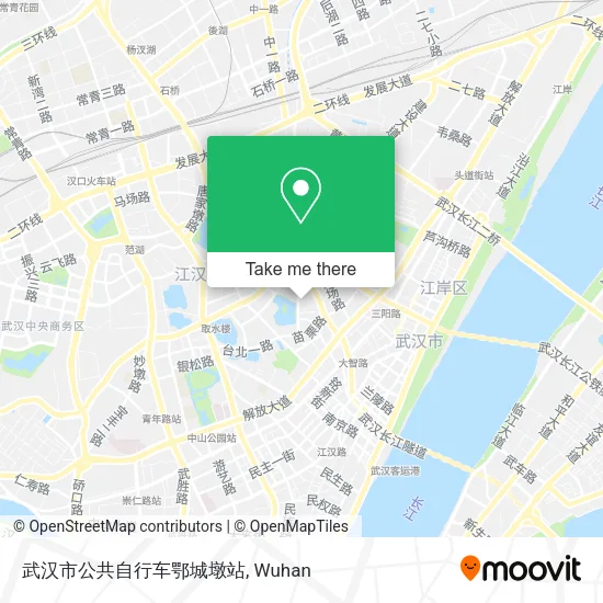 武汉市公共自行车鄂城墩站 map