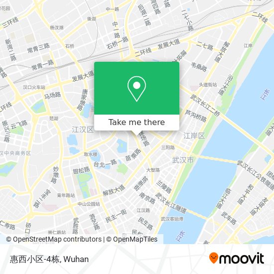 惠西小区-4栋 map