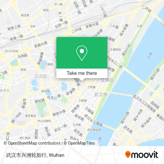 武汉市兴洲轮胎行 map