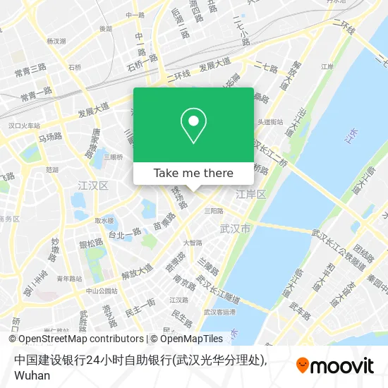 中国建设银行24小时自助银行(武汉光华分理处) map
